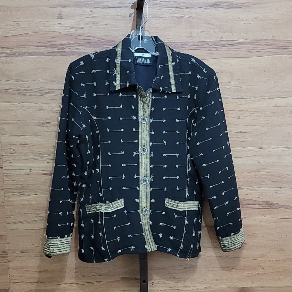 Yak magic black jacket made in Nepal 100% cotton